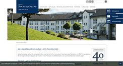 Desktop Screenshot of fachklinik-hochsauerland.de
