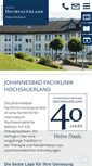 Mobile Screenshot of fachklinik-hochsauerland.de